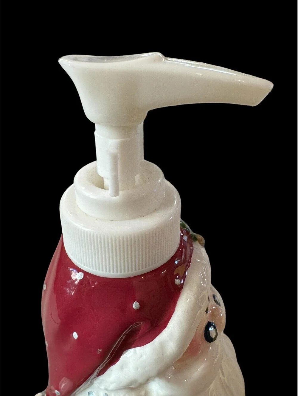NEW Santa Soap Dispenser! 7.5” High NWOT Christmas Holiday Decor So Cute!!
